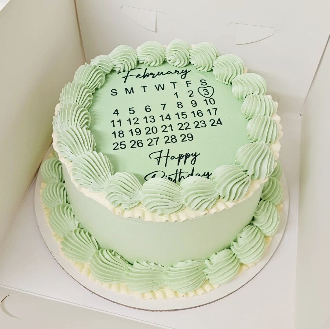 Calendar Cake | Our Sweet Pantry