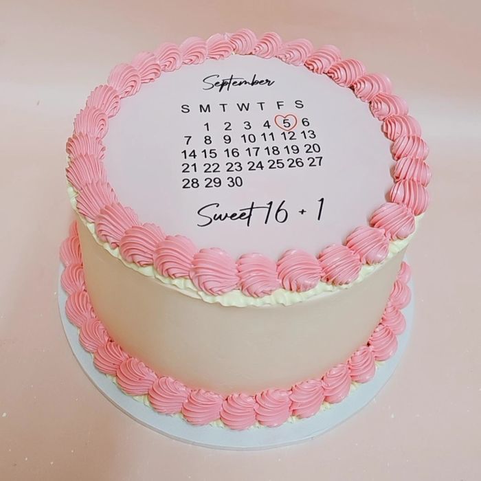 Calendar Cake - Image 3