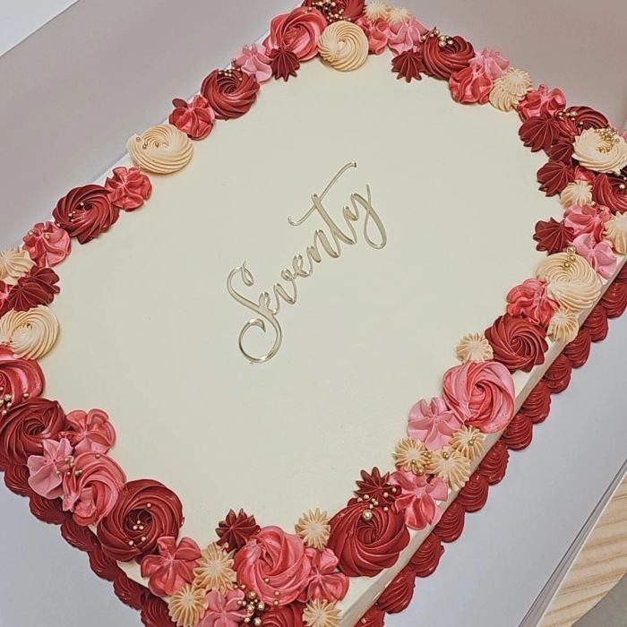 Glam Slab Cake - Image 3