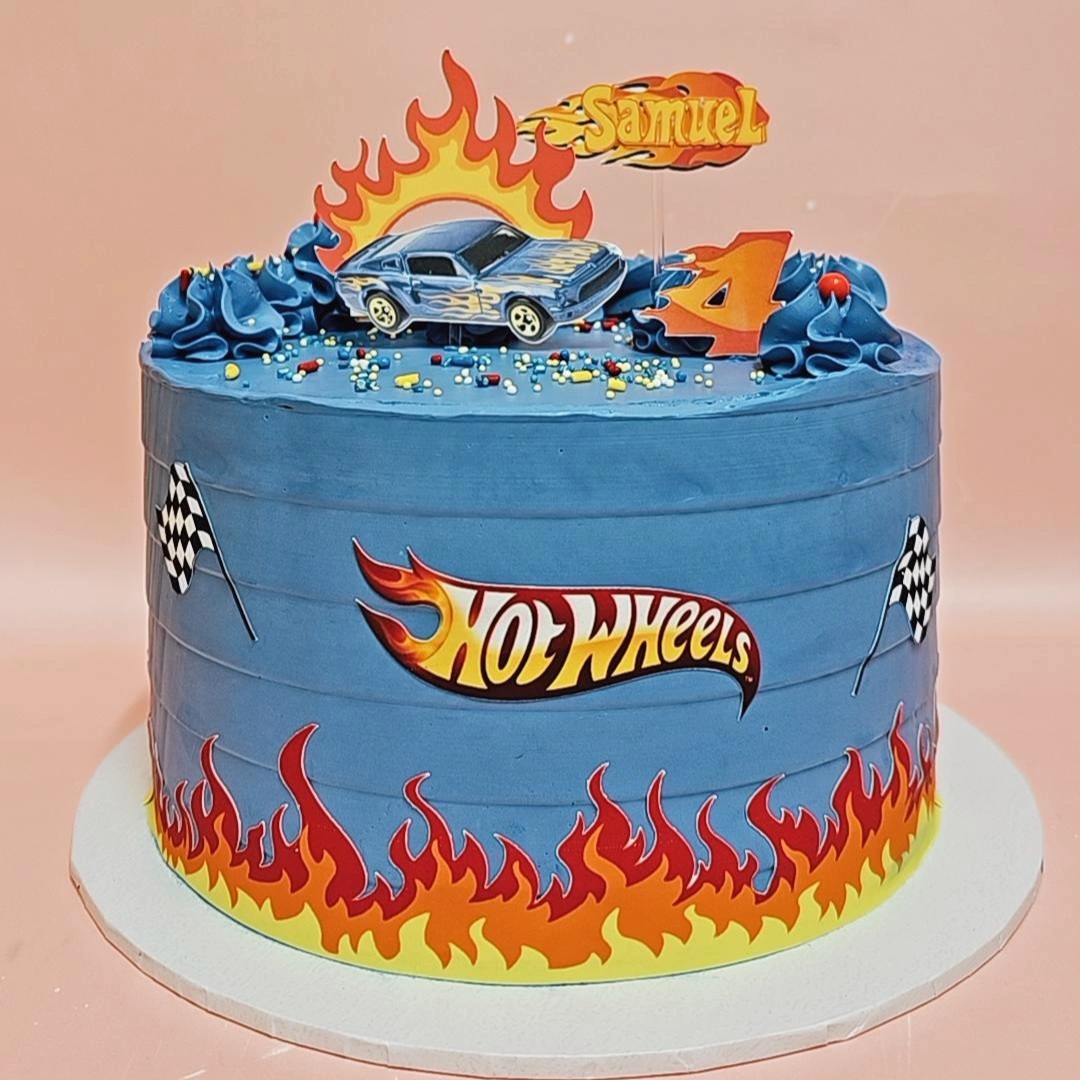 Hot Wheels Cake